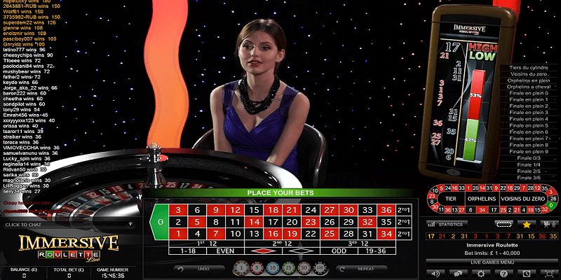 Số lượng bàn cược Roulette online khủng